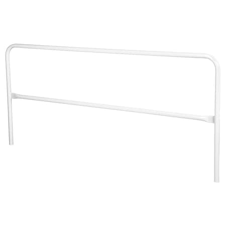 Vestil STEEL PIPE SAFETY RAILING 120 IN LENGTH WHITE VDKR-10-WT